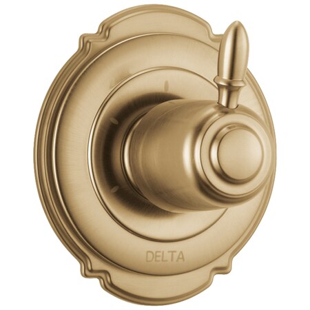 Delta Victorian 3-Setting 2-Port Diverter Trim In Champagne Bronze T11855-CZ