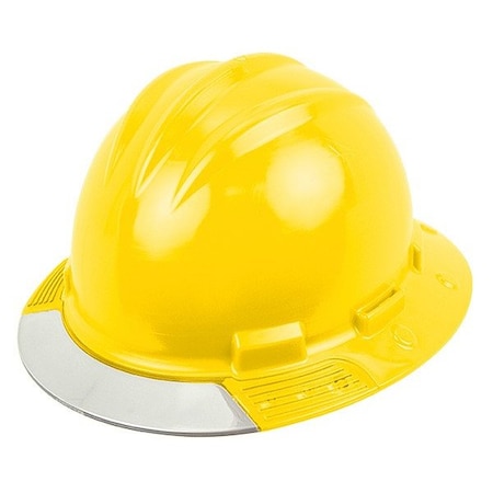 Bullard Hard Hat, Front Brim, AboveView, Yellow AVYLRC