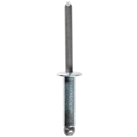 Auveco Panel Blind Rivet Dome 1/2in Diameter 1/4in Grip 5/8in - 3/4in Sd812Bs, 25PK 21402