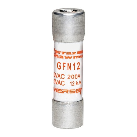 Mersen Fuse, 1 1/2 in L, 125 V AC, 12 A GFN12