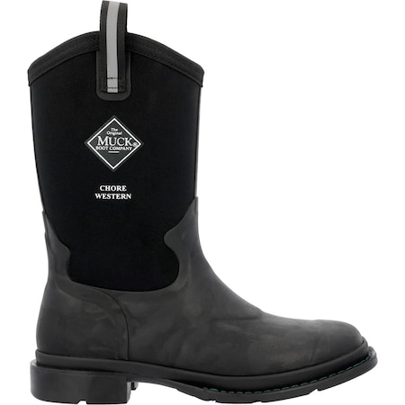 Muck Women's Chore Western 12" Mid Boot, Black, Size 5 MCHWW00