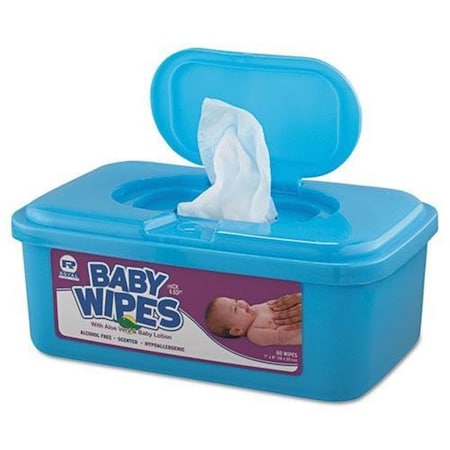 Rpp Baby Wipes Tub, White - 80 per Tube RPBWU80