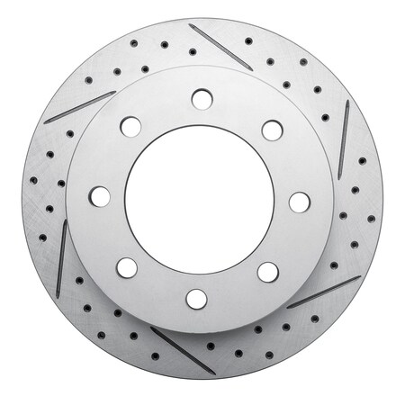 Dynamic Friction Co DFC Geoperformance Rotor - Drilled and Slotted 830-48040R