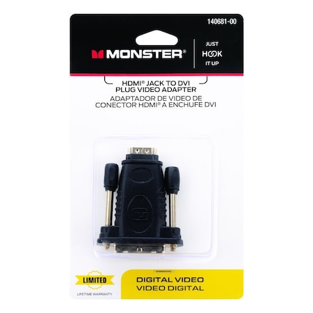 Monster Cable Just Hook It Up HDMI Adapter 140681-00