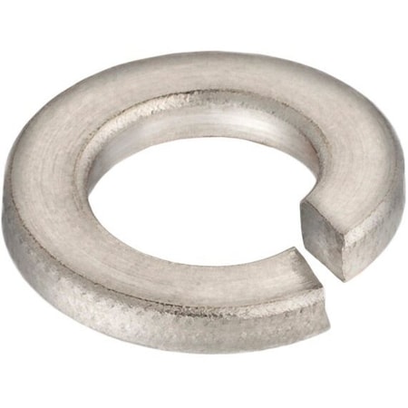 Auveco #8 Medium Split Lock Washer 18-8 Stainless Steel, 100PK 13401