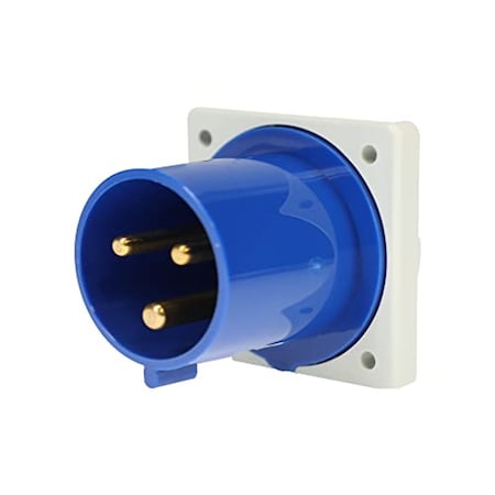 Walther-Werke Pin and Sleeve Inlet, 30A, 230 or 250, 1 Phase, 2 Pole, NEMA Not Rated 635306