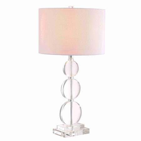 Jonathan Y Paisley 29.5 in. Crystal LED Table Lamp, Clear JYL2055A