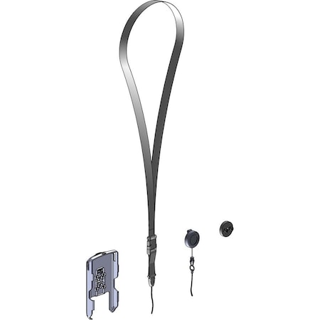 Spacepole M-CASE FOR INGENICO LINK 2500 SLIM W/LANYARD & RETRACTABLE CABLE (BLACK) SPMC108-02