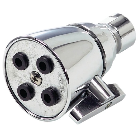 Danco Shower Head, 1.5 gpm, 1/2 in Connection, IPS, Brass, Chrome 89202