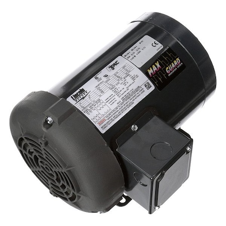 Leeson 3-Phase Vector Motor, 1 HP, 56HC Frame, 230/460V AC Voltage, 1,425; 1,730 Nameplate RPM LM10340