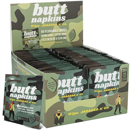 Butt Napkins Butt Napkins, Hunting, 50PK BNAPS-50-HUNT