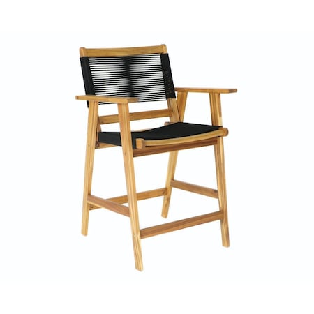 Panama Jack Outdoor Panama Jack Laguna Barstool PJO-3301-BLK-BS