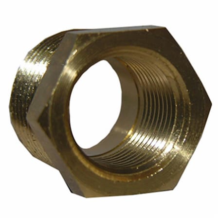 Penn Plax 0.5 Male x 0.375 Brass Hex Bushing Pack of 6, 6PK 208224