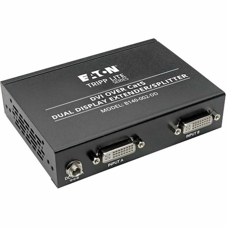Tripp Lite Dual DVI-Cat5/6 Extender, Up to 200ft, 2 B140-002-DD