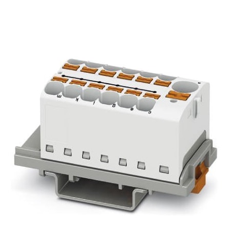 Phoenix Contact PTFIX 10/12X4-NS35 WH Distribution 3273626