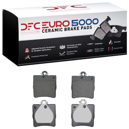Dfc 5000 Euro Ceramic Disc Brake Pad Set,  1600-0779-00