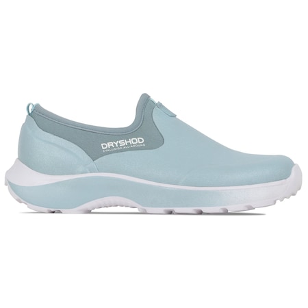 Dryshod Women's Evalusion All-Around Shoe, Waterproof, Slip-On, Blue/White, Size 6 EVA-WS-BL-006