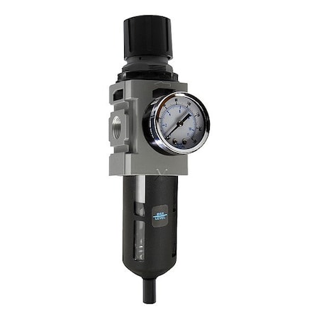 Wilkerson Filter/Regulator, Al, Automatic Drain B18-02-FHG0B
