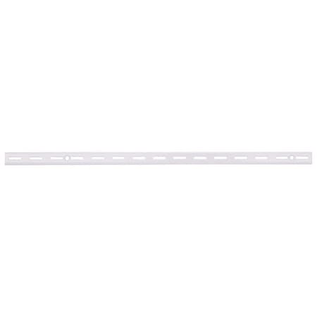Prosource Shelf Standard, 2 mm Thick Material, 5/8 in W, 36 in H, Steel, White 25212PHL