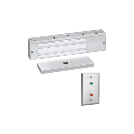 Security Door Controls 1650lbs EM Lock, Single Door Electromagnetic Lock 1511-V-L