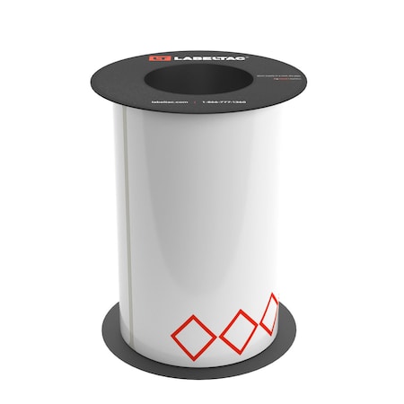 Labeltac GHS Die-Cut Labels, 9 Model 8in x 12in, 100 labels LT9, 4 Diamond LT812GHS4-V2-C