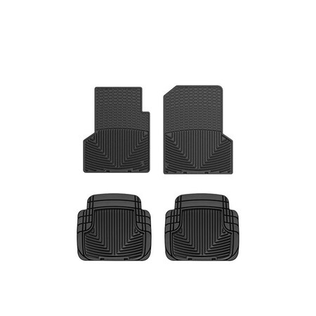 Weathertech Black, Front and Rear All Weather Floor Mats W224-W50
