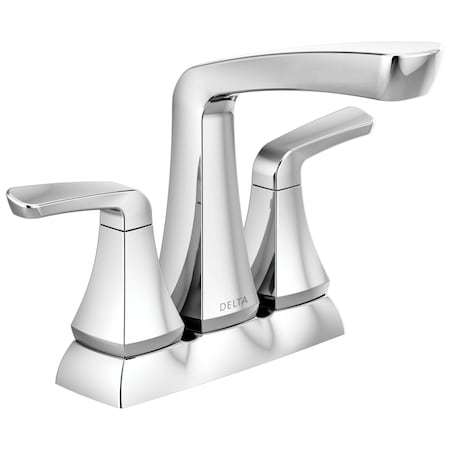 Delta Vesna Two Handle Centerset Bathroom Faucet In Chrome 25789LF