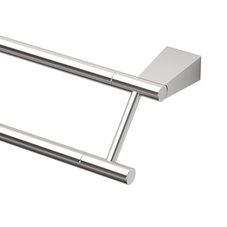 Gatco Bleu 24" Double Towel Bar, Satin Nickel 4734
