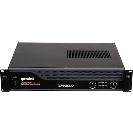 Gemini Professional XGA-2000 Amplifier - 250 W RMS - 2 Channel - Black - 10 Hz to 50 kHz XGA-2000