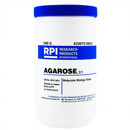 Rpi Agarose 3:1, Molecular Biology Grade, 500 Grams A20075-500.0