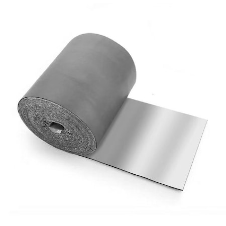Wrightmaster 53.79 sq.ft. Roll Polyethylene Self-Adhesive Roof Sealant Tape w/ Waterproof and Ultraviolet Silver ZOR-S-0.5X10