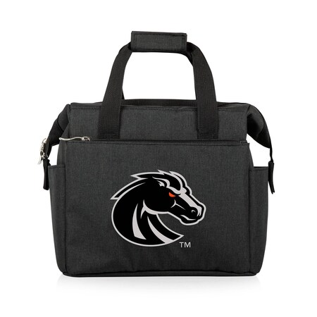 Picnic Time Family Of Brands NCAA Boise State Broncos On The Go Lunch Bag Cooler - Soft Cooler Lunch Box, Black 510-00-179-704-0