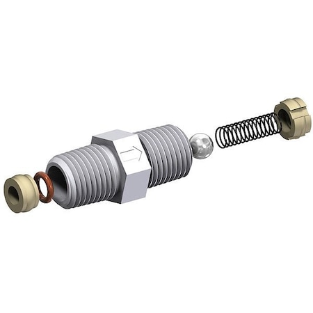 Jaco Check Valves, 1.8"L, 15/16" Sz, PK5 CV-8-K-T/H