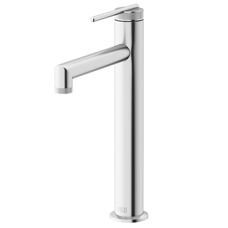 Vigo Sterling Single Handle Single-Hole Bathroom Vessel Faucet in Brushed Nickel VG03032BN