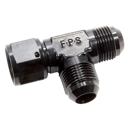 Fragola 498306-BL -12 AN Female Swivel on Run Tee Adapter Fitting - Black FRG498306-BL