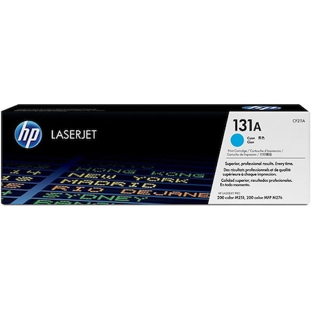 Hp 131A (CF211A) Cyan Original LaserJet Toner Cartridge (1,800 Yield) CF211A