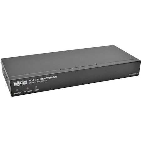 Tripp Lite 8-PORT VGA + AUDIO/OVER CAT5/CAT6 EXTENDER SPLITTER W/ EDID TAA B132-008A-2