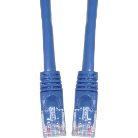 Cable Wholesale Cat5e Blue Copper Ethernet Patch Cable, Snagless/Molded Boot, POE Compliant, 150 foot 10X6-061150