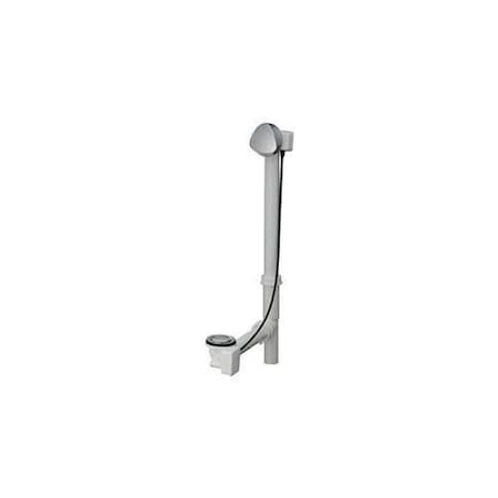 Geberit bathtub drain w/ TurnControl handle, rough-in unit 17-24" PP with ready-to-fit-set trim kit 150.156.DY.1