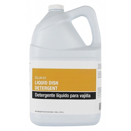 Zoro.Com Dishwashing Detergent, Liquid, 1 gal., PK4 20JK45