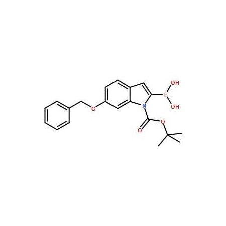 Ak Scientific 6-Benzyloxy-1-boc-indole-2-boronic acid (1g), CAS 850568-66-0 X2440-1g