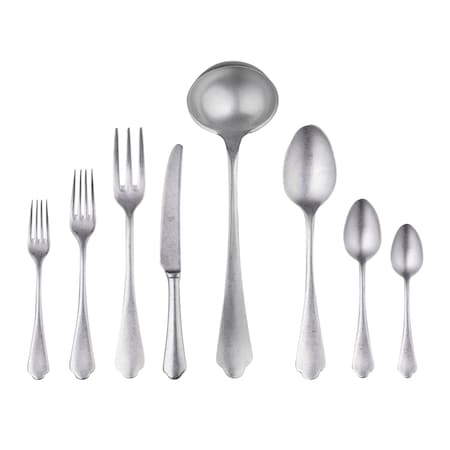 Mepra Dolce Vita Pewter Flatware Set - 43 Pieces - Pewter 106622043