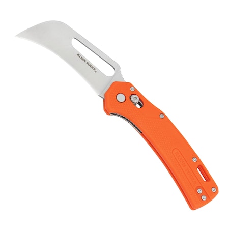 Klein Tools Pocket Knife, Cable Skinning, Hawkbill Bld 44056