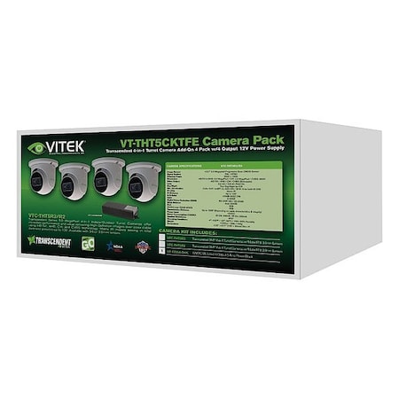 Vitek Digital Video Recorder Kit, 12V DC VT-THT5CKTFE-2