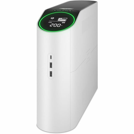 Apc GAMING BACK-UPS, 10 OUTLET, 1500VA, PURE SINEWAVE, 120V, ARCTIC WHITE AND REACTOR CIRCLE. BGM1500-US