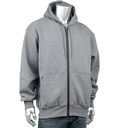 Pip AR/FR Fleece Zip Hoodie 385-FRZH-GR/5X