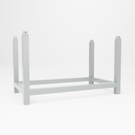 Pucel Stacking Rack Unit, 48 in W x 24 in D x 32 in H, Black SRU-248