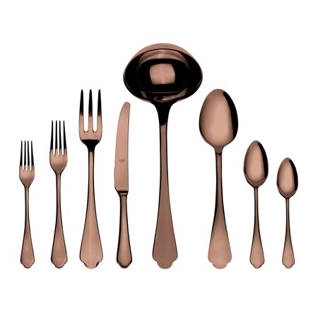 Mepra Dolce Vita Flatware Set - 43 Pieces - Bronze 106422043B