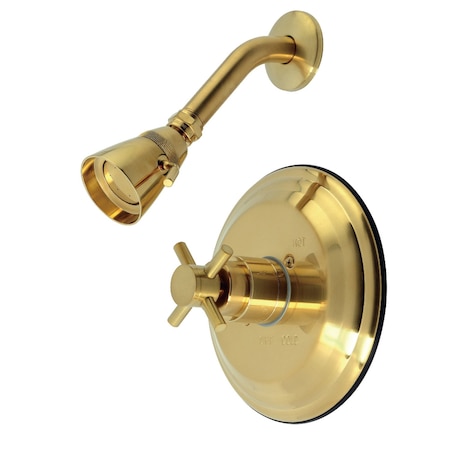 Kingston Brass Single-Handle Pressure Balanced Shower Faucet, Brushed Brass KB2637DXSO