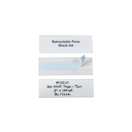 Bubblefast 2 x 6'' Hol-Dex Self-Adhesive Plastic Label Holders BFLH113